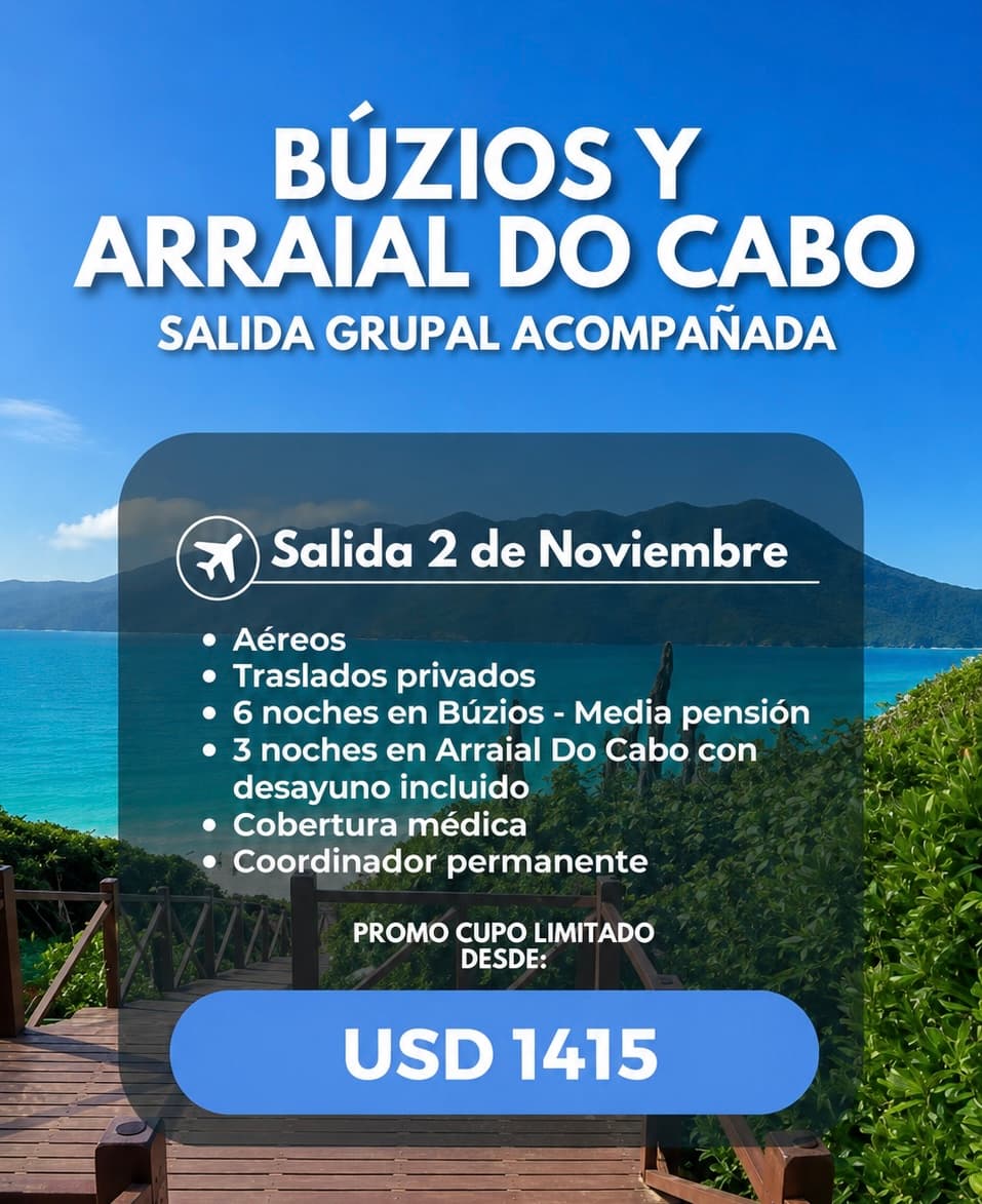 Buzios y Arraial do Cabo Brasil