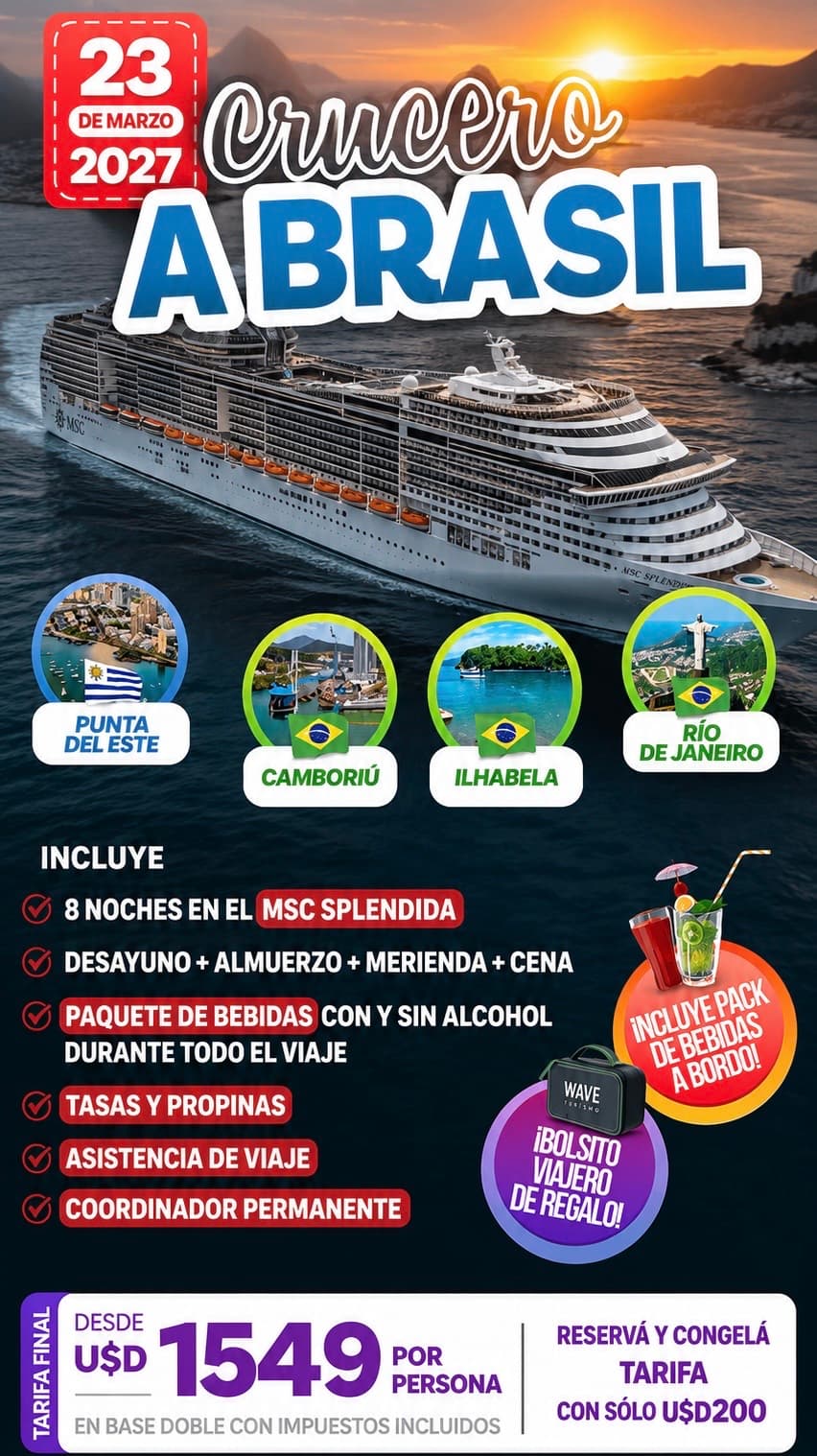 Crucero a Brasil